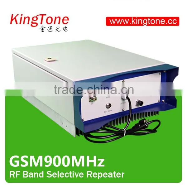 China Kingtone Brand GSM Mobile Signal Repeater 890~915MHz 935~960MHz 1~60watts 33~48dBm Outdoor Cellular Signal Repeater