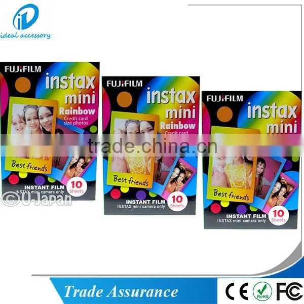 Fuji Fujifilm Instax Mini Rainbow 10 Films 7 7s 8 20 25 Polaroid photo-3