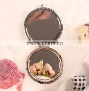 Lovely Eggle Flexible Cosmetic Mirror Metal Pocket Mirror photo-4