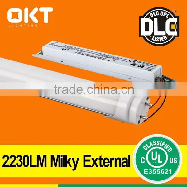 Perfect Office Lighting Fixtures ul Dlc Led Tube Light With External Driver 18w 22w photo-2