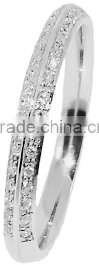 18ct White Gold Diamond EternityBands