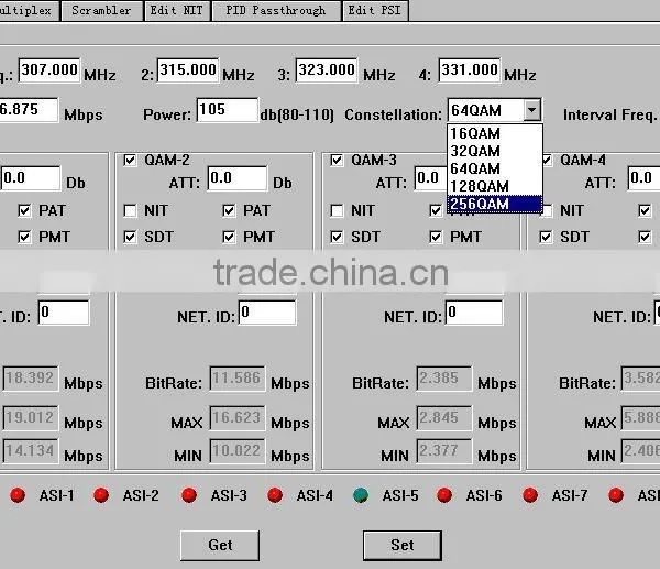 Catv Qam Modulator Dvb-c Headend(8*ASI IN,4*DVB-C RF Out) photo-3