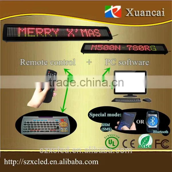 HOT! KBM500N-780RG(P7.62-7x80RGY) 65.2x9.7x3.4cm Led Wireless Keyboard Support Indoor and Outdoor Single /tricolor Led Sign photo-4