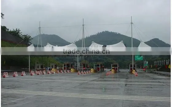 ETFE Architecture Tensile Membrane Structure Petrol Stations for Rain Shed photo-2