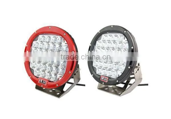 Top Sale Black/ Red Automobile 4x4 Accessories 4wd Offroad 9 Inch 96w Round Led Working Light Led Driving Lights Work Light Led photo-4