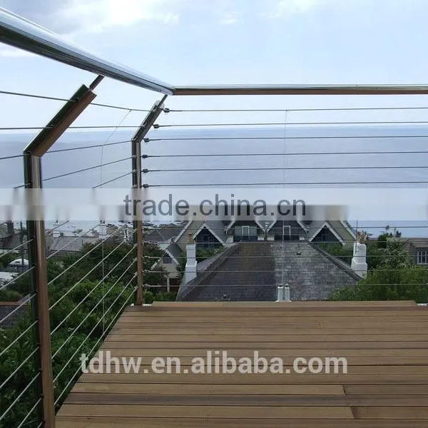 Stainless Steel Wire Raiing Cable Balustrade Tension Wire Rails Quality Choice photo-3