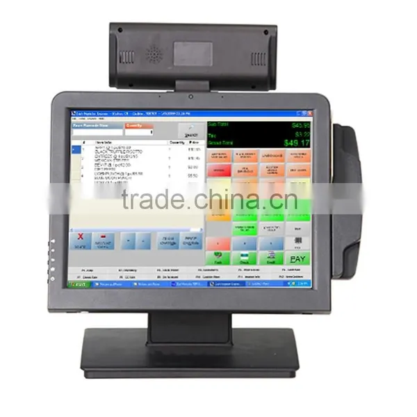 IZP024 Android Pos System All in One 15 Inch Touch Capacitive Screen Black Color Quality Choice photo-2