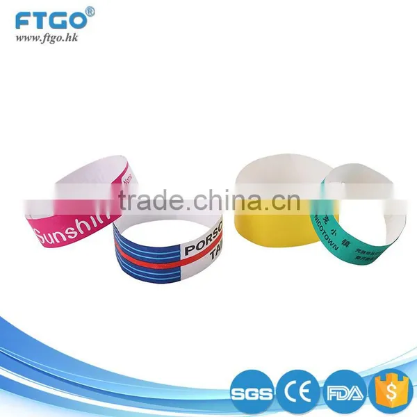 Oem Custom Comfortable Wear Tyvek Paper Promotional Bracelet photo-2