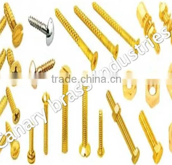 Brass Turned Mechanical Part Such as Brass Builders Hardware