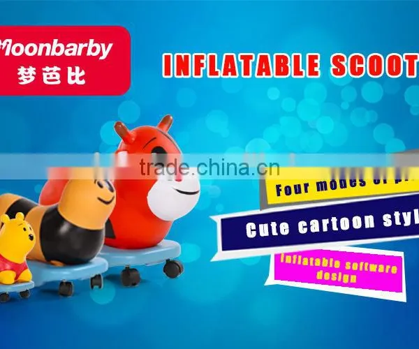 TOP SC1 Inflatable Scooter GOOD KIDS 2015.yellow ,baby photo-6