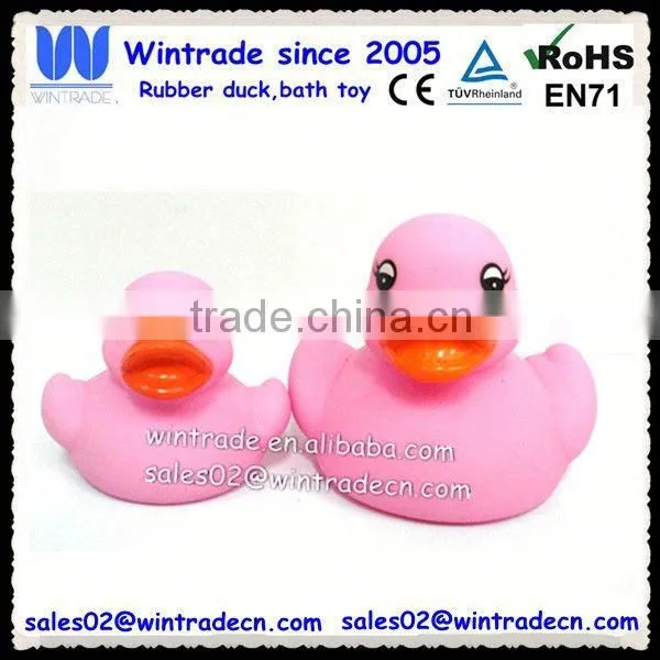 6cm & 8cm Pink Baby Duck/bath Gift Sets