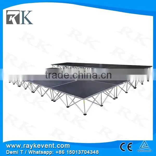 New Arrival Round Stage for Wedding Modular Deck System Mobile Stage for Sale photo-3