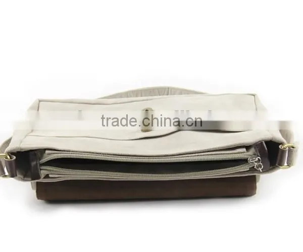 Briefcase Messenger Bag With Embroidery photo-3