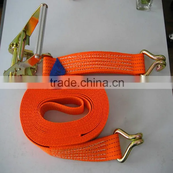50mm Heavy Duty Ratchet Lashing Cargo Strap photo-3
