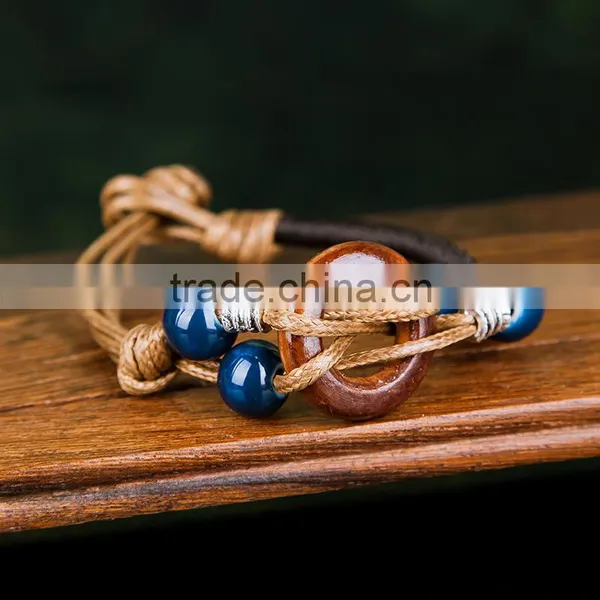 Jingdezhen Handmade Woven Bracelet , Ceramic Friendship Bracelet on Sales Supplier's Choice photo-3