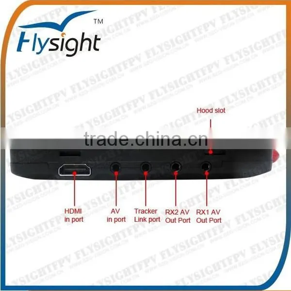B654 Flysight FPV Black Pearl Diversity Monitor RC801 5.8Ghz 7'' For IOSD OSD Mini photo-6