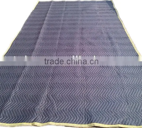 Binding Printed Big Size Warehouse Blanket for Australia Furniture Removalist Blankets