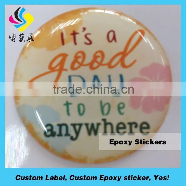 Custom 3d Epoxy Dome Sticker Clear (M-EP216) photo-5