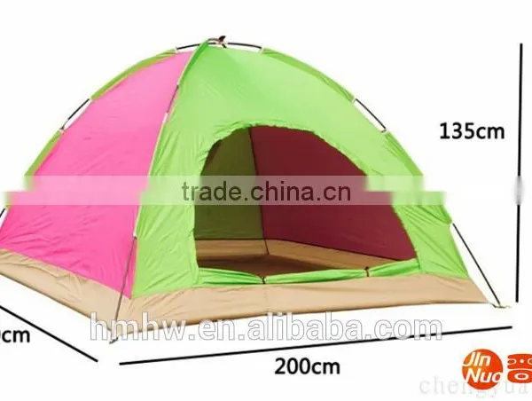 4 Person Single Layer Wind Resistant Camping Tent photo-3