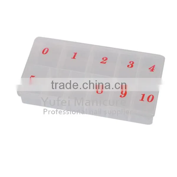 Empty Plastic Nail Tips Box / Nail Tips Storage