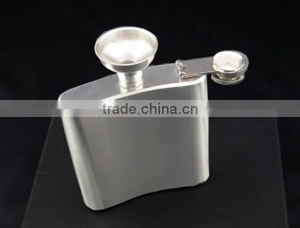 6oz Hip Flasks for Men/ Mini Metal Flask/ Standard Size Hip Flask photo-2
