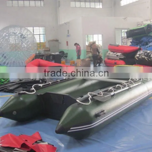 2016 Hot Sale New Product Kinder Joy Aluminum Bottom Inflatable Drift Boat Water Float photo-3