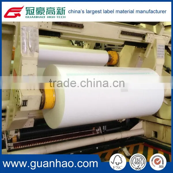 Jumbo Roll Semi Gloss Label Material, Self Adhesive Material for Color Label