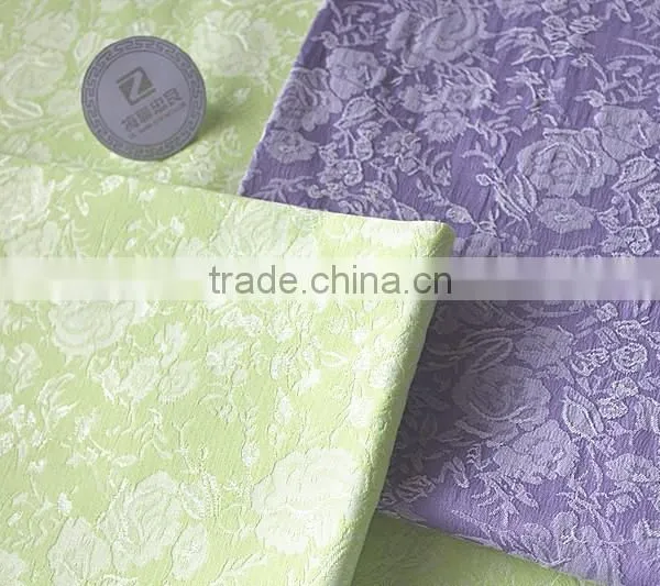 Jacquard Elastic Fabric for Girls' Dress Jacquard Lace Fabric