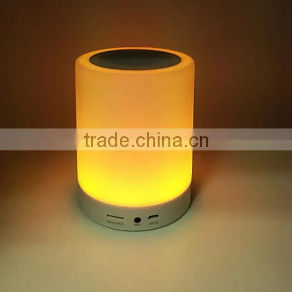 Colour Changing Led Lamp Light Wireless Bluetooth Speaker photo-2