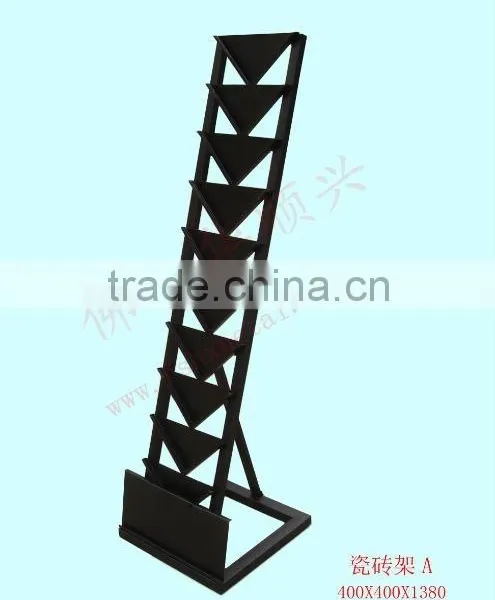 Floor Standing Metal Display Stands for Ceramic Tiles HSX-S519 Ceramic Display Stands photo-5