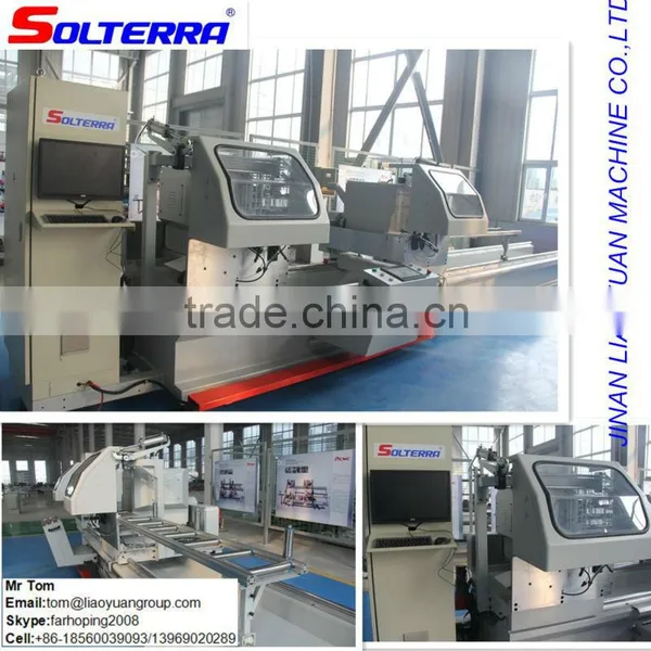 Aluminum Window and Door Making Machine-CNC Double Head Precision Cutting Saw photo-4