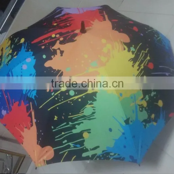 2015 Low MOQ Funny Lexus Multi-color Golf Umbrella photo-2