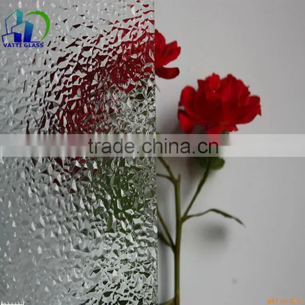 Embossed Glass Bathroom Light 4mm Cloth is Not Perspective Can be Customized photo-4