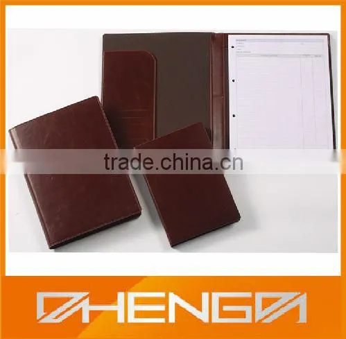High quality customized made-in-china Leather Folder for diary(ZDF12-011)