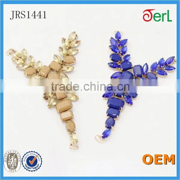 Designer Charming Rhinestone Shoe Flower for Girl