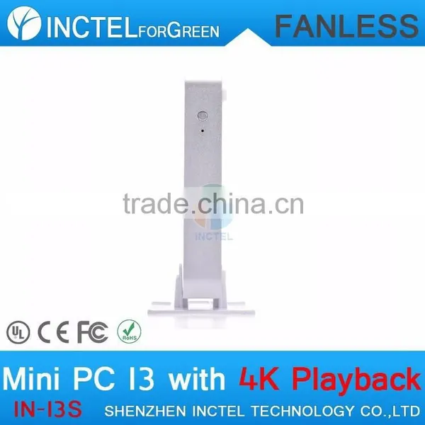 Fanless Intel Core I3 4k Computer Mini PC Thin Client photo-3