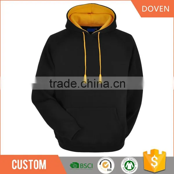No Zippers Long Sleeve Men Hoodie With Hood photo-3