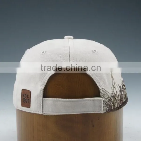 Cotton Baseball Caps Washed Sports Cap With Velcro Adjustable photo-2