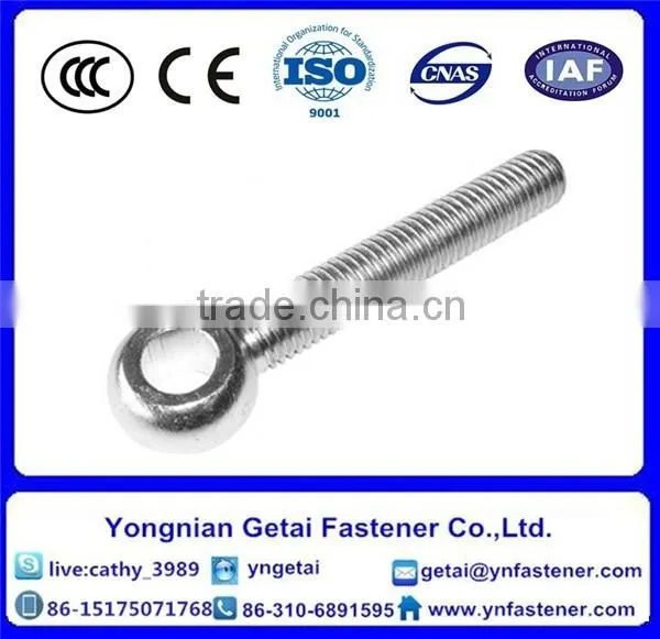 Stainless Steel Eye Bolts , DIN933/931, 201/202/304/316 With High Quality photo-2