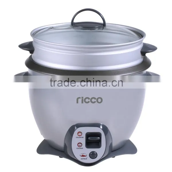 1.0L/1.5L/1.8L Silver Color Drum Rice Cooker With Stir Fry Function photo-2