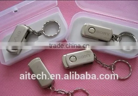 2015 Hot Best Selling Usb Flash Drive Mini Car Pen Drive Swivel Metal Usb Stick With Logo photo-4