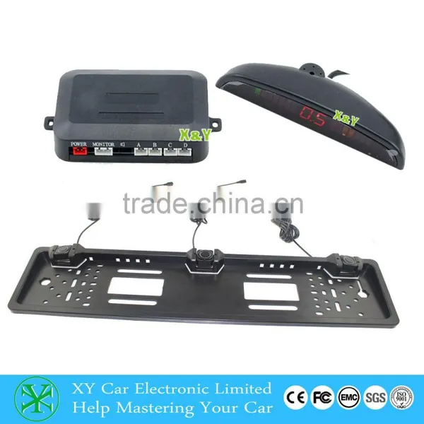 License Plate Frame Parking Sensor ,car Parking Assist Reverse Led Parking Sensor XY-5202L photo-2