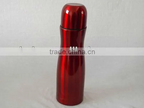 Red Stainless Steel Vacuum Cup
