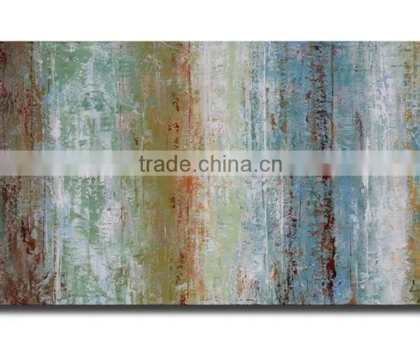 Wholesale Modern Framed Colorful Abastract Oil Painting photo-2