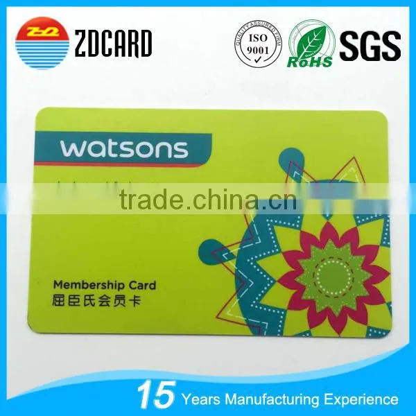 Good Quality Plastic CR80 Gold Membership Card photo-4