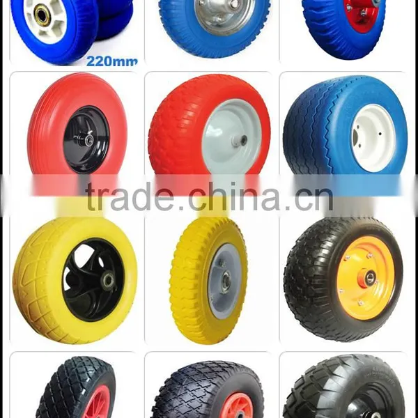 2.50-4 pu Foam Small Rubber Wheels for Hand Trolley photo-6