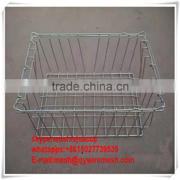 Fruit Bowl Holder Metal Chrome Grid Basket F0094 photo-4