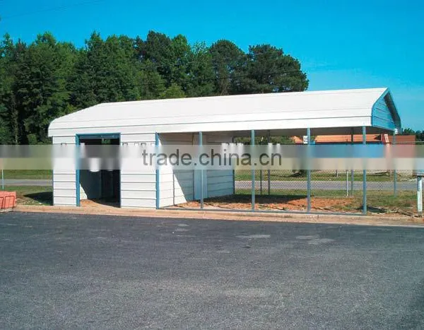 Prefab Metal Garage / 6x4x2.6m Steel Fram Garage / Metal Garage for One Car photo-5