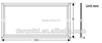 AC85-265V 72w 60*120 Led Panel Light Ultra Slim 8mm photo-2