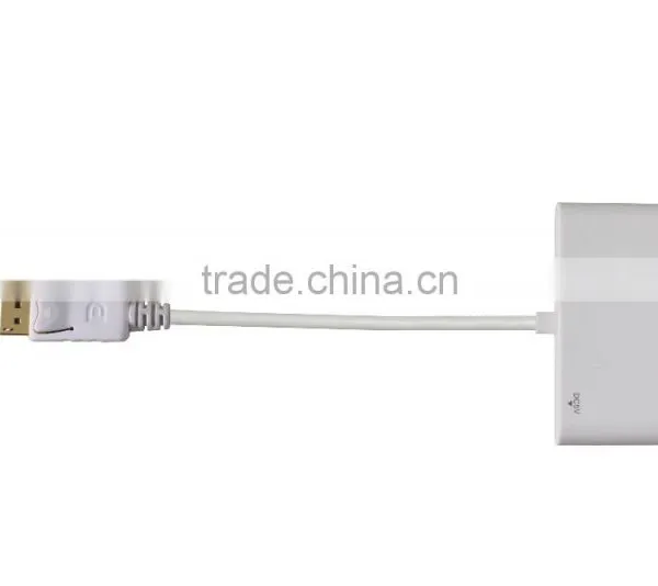 High Speed Hot - Selling Voxlink Turn DP Into HDMI(4K*2K)/VGA+Aduio Adapter Cable photo-3